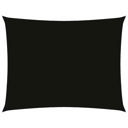 Sunshade Sail Oxford Fabric Rectangular 3x4.5 m Black