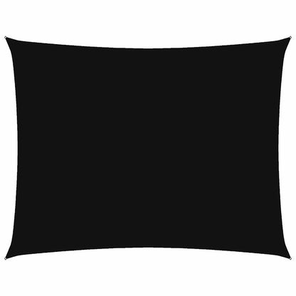 Sunshade Sail Oxford Fabric Rectangular 3.5x5 m Black