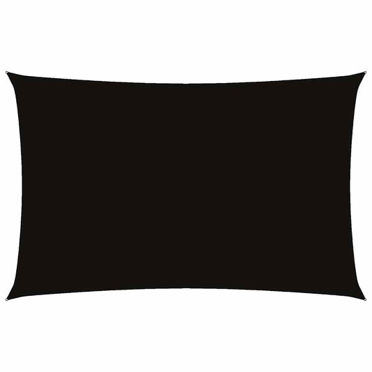 Sunshade Sail Oxford Fabric Rectangular 4x7 m Black