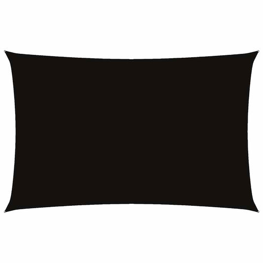 Sunshade Sail Oxford Fabric Rectangular 5x8 m Black