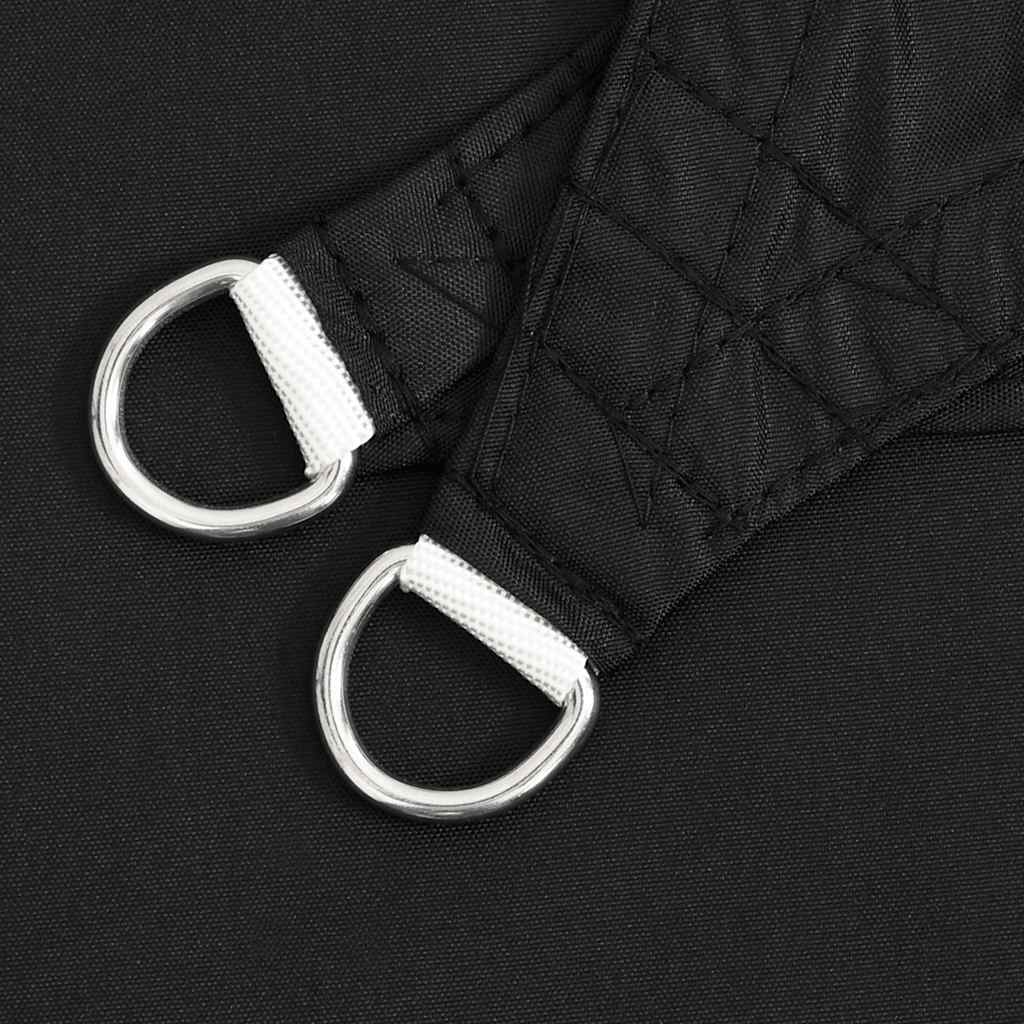 Sunshade Sail Oxford Fabric Triangular 2.5x2.5x3.5 m Black