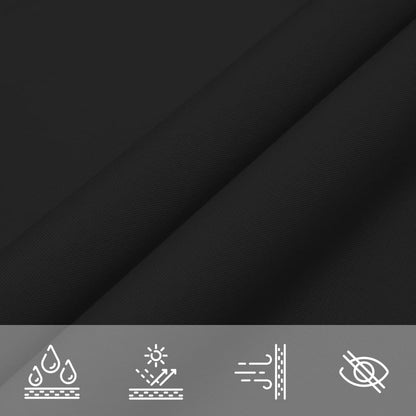 Sunshade Sail Oxford Fabric Triangular 3x3x4.24 m Black