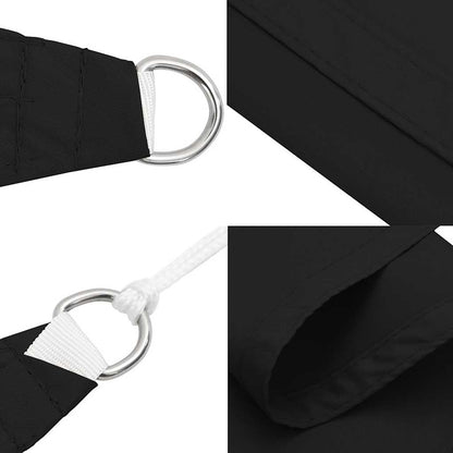 Sun Sail | Black | PU coated Oxford fabric | 3.5 x 3.5 x 4.9 m