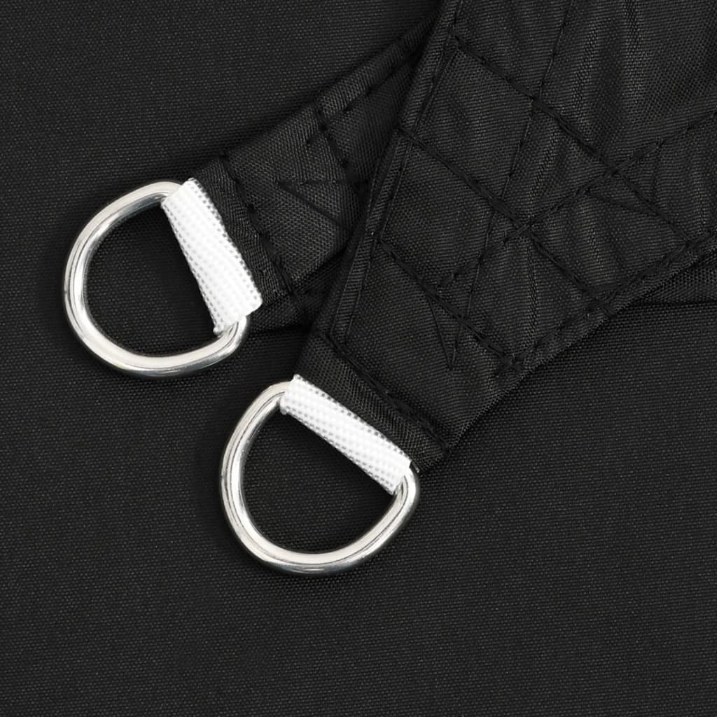 Sunshade Sail Oxford Fabric Triangular 6x6x6 m Black