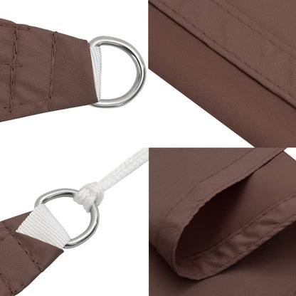 Sunshade Sail Oxford Fabric Square 3.6x3.6 m Brown
