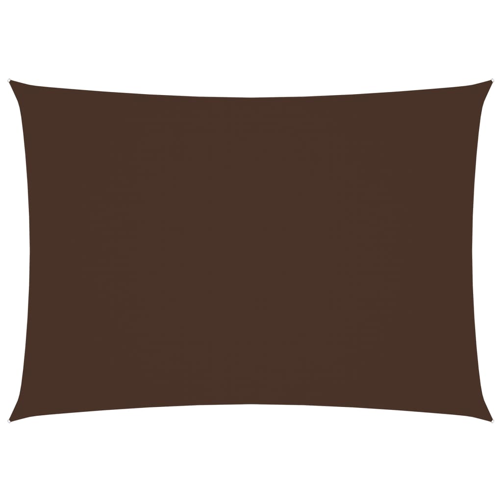 Sunshade Sail Oxford Fabric Rectangular 4x6 m Brown