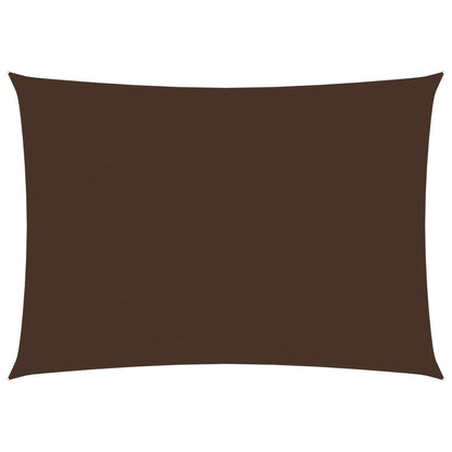 Sunshade Sail Oxford Fabric Rectangular 4x6 m Brown