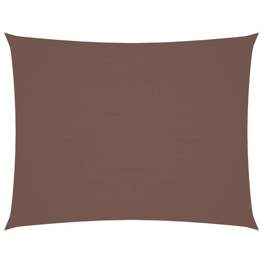 Sunshade Sail Oxford Fabric Rectangular 4x6 m Brown