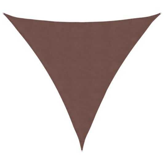 Sunshade Sail Oxford Fabric Triangular 3.6x3.6x3.6 m Brown