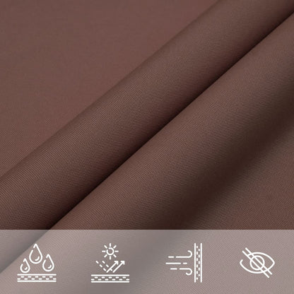 Sunshade Sail Oxford Fabric Triangular 3x3x4.24 m Brown
