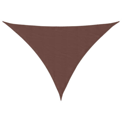 Sunshade Sail Oxford Fabric Triangular 3x4x4 m Brown