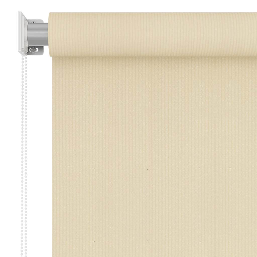 Outdoor Roller Blind Cream 60x230 cm HDPE
