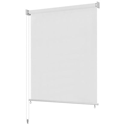 Outdoor Roller Blind White 60x230 cm HDPE