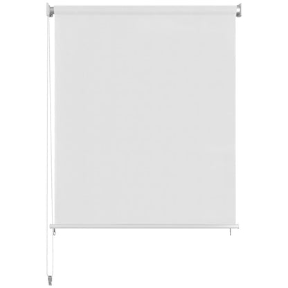 Outdoor Roller Blind White 85(W)x230(H) cm HDPE
