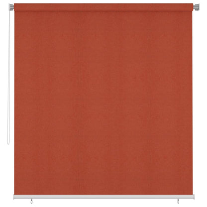 Outdoor Roller Blind 225(W)x230(H) cm Terracotta HDPE