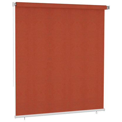Outdoor Roller Blind 225(W)x230(H) cm Terracotta HDPE