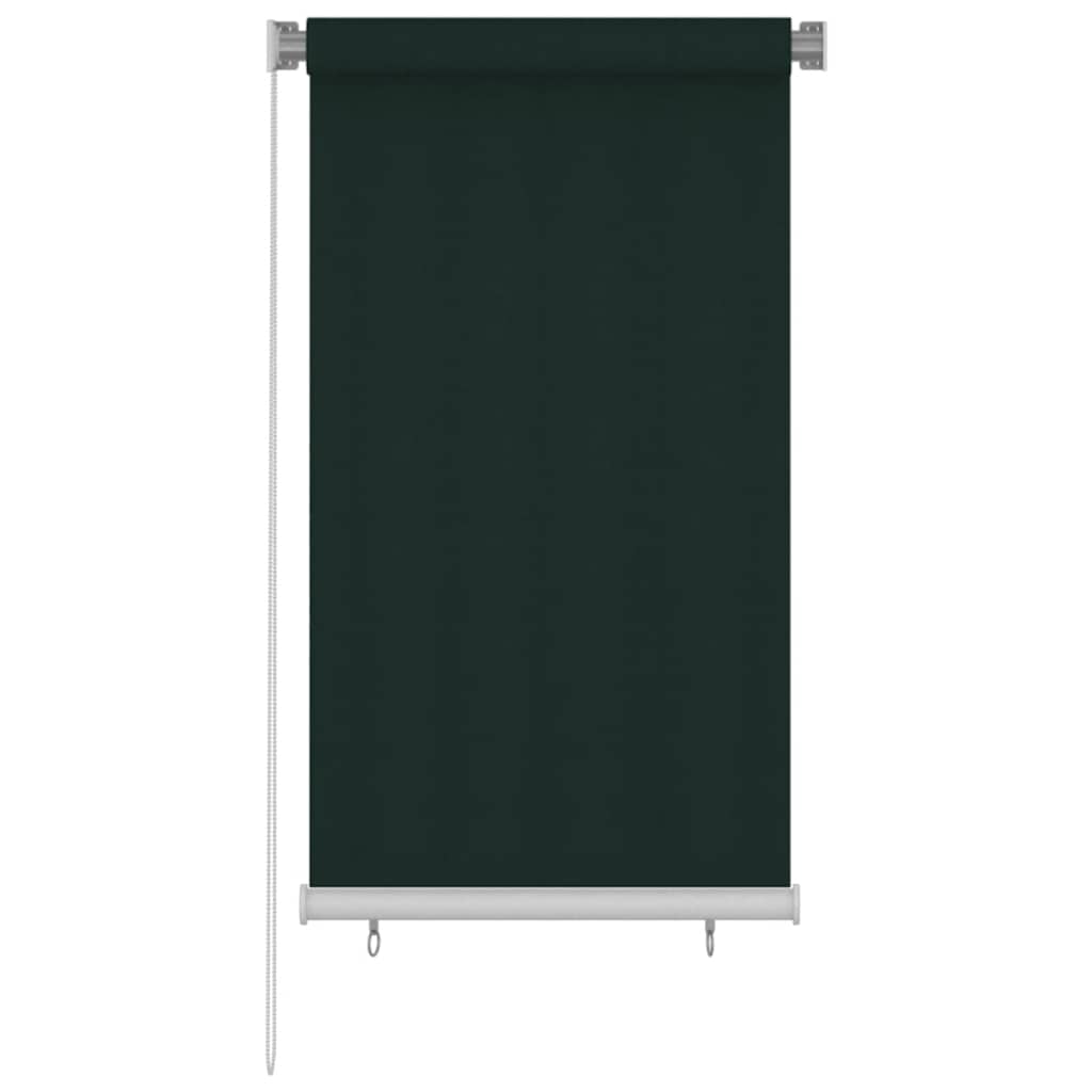 Outdoor Roller Blind 85(W)x140(H) cm Dark Green HDPE