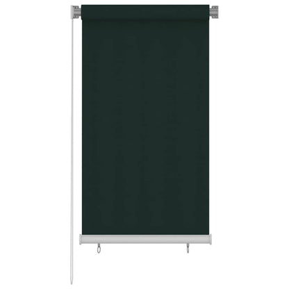 Outdoor Roller Blind 85(W)x140(H) cm Dark Green HDPE