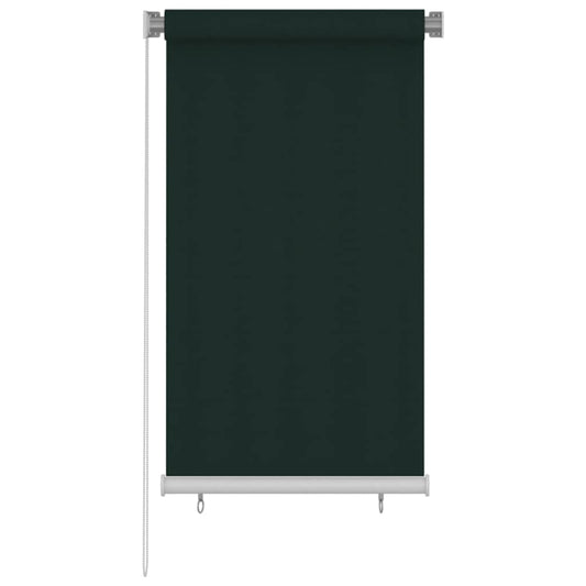 312810 vidaXL Outdoor Roller Blind 80x140 cm Dark Green HDPE
