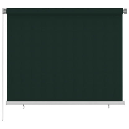 Outdoor Roller Blind 185(W)x140(H) cm Dark Green HDPE