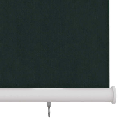 Outdoor Roller Blind 185(W)x140(H) cm Dark Green HDPE