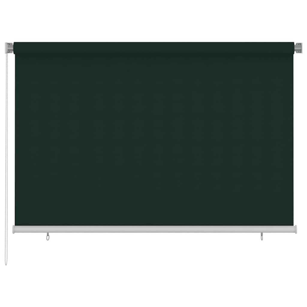 Outdoor Roller Blind 225(W)x140(H) cm Dark Green HDPE