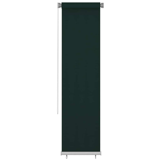 Outdoor Roller Blind 65(W)x230(H) cm Dark Green HDPE