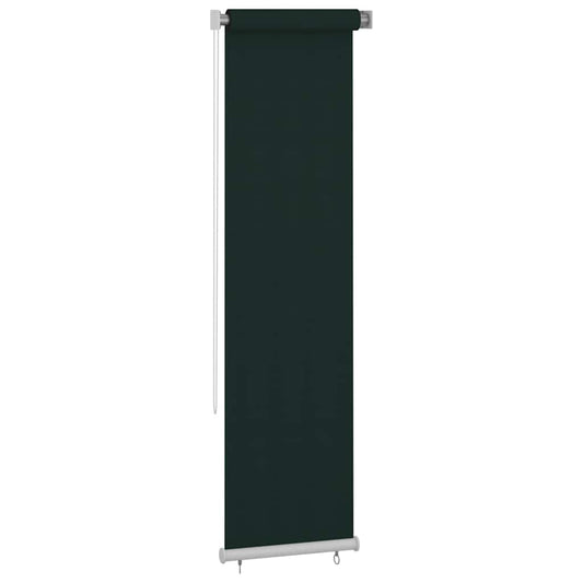 Outdoor Roller Blind 65(W)x230(H) cm Dark Green HDPE