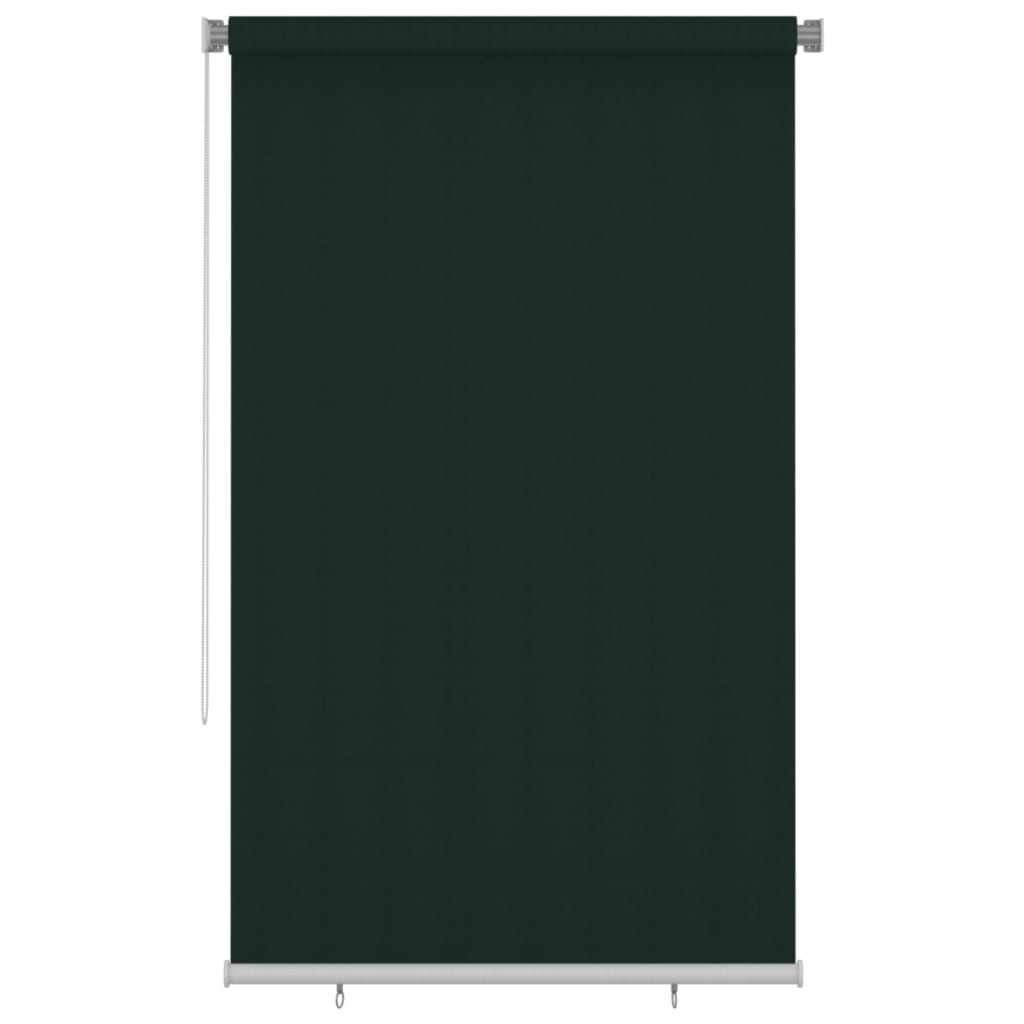 Outdoor Roller Blind 145(W)x230(H) cm Dark Green HDPE