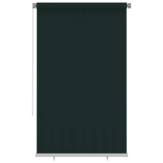 312826 vidaXL Outdoor Roller Blind 140x230 cm Dark Green HDPE