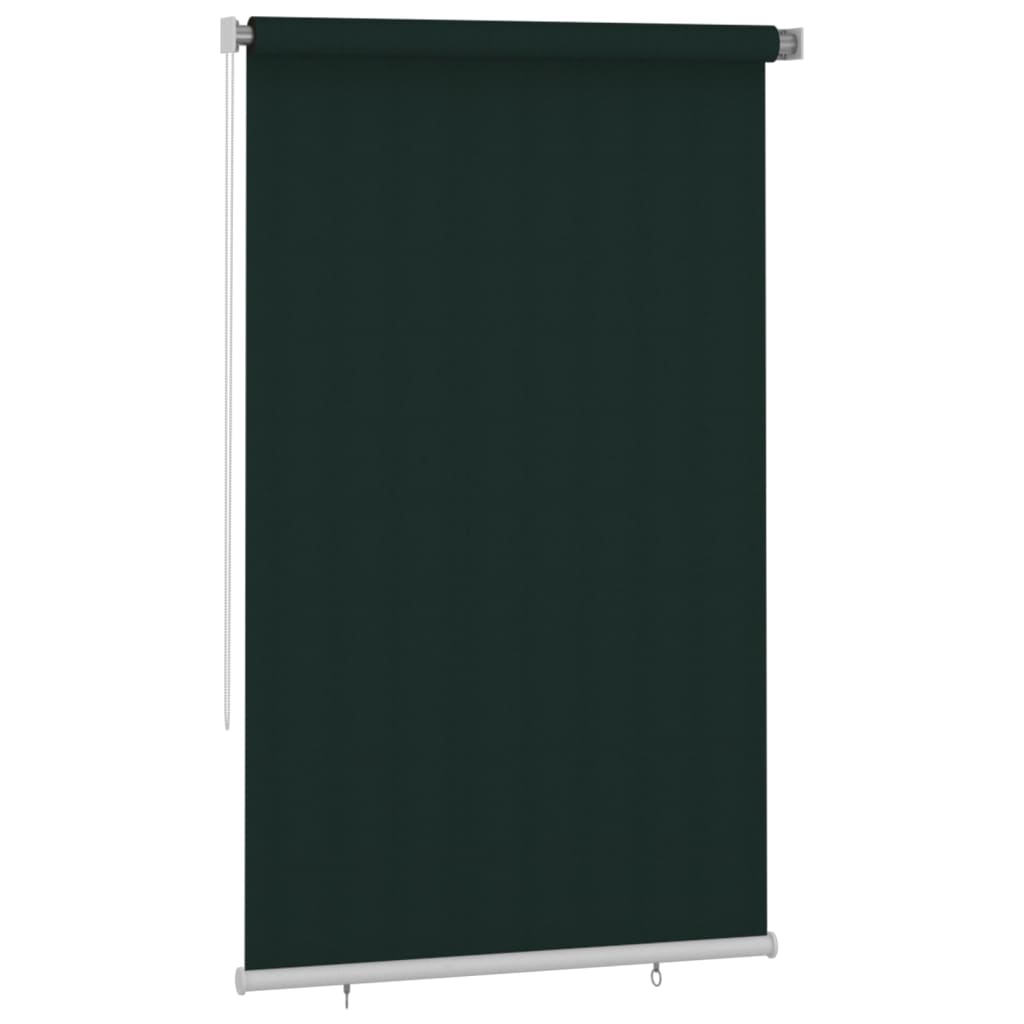 Outdoor Roller Blind 145(W)x230(H) cm Dark Green HDPE