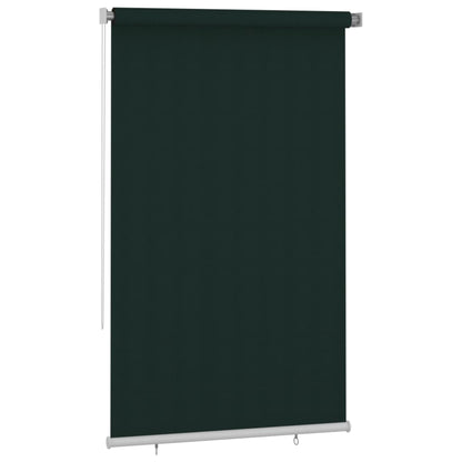 Outdoor Roller Blind 145(W)x230(H) cm Dark Green HDPE