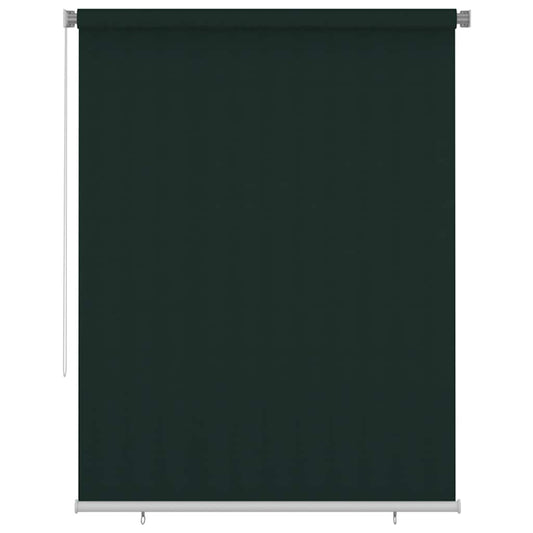 312828 vidaXL Outdoor Roller Blind 180x230 cm Dark Green HDPE