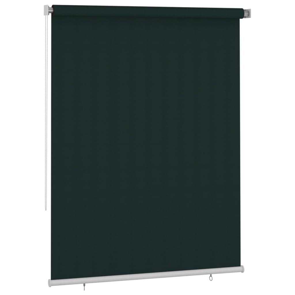 Outdoor Roller Blind 185(W)x230(H) cm Dark Green HDPE