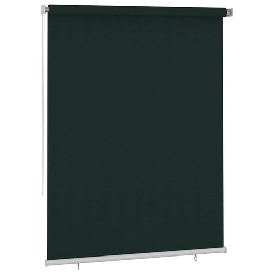 312828 vidaXL Outdoor Roller Blind 180x230 cm Dark Green HDPE