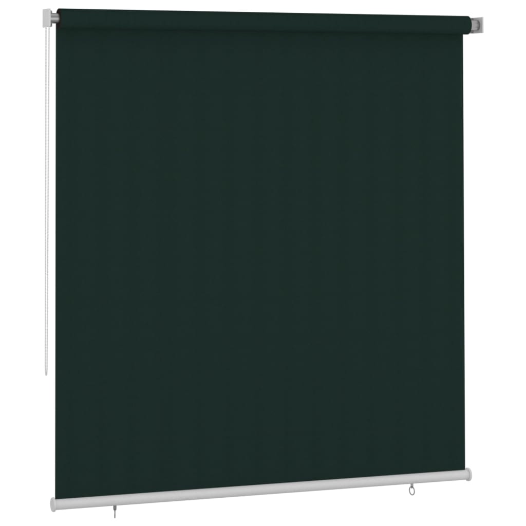 Outdoor Roller Blind 225(W)x230(H) cm Dark Green HDPE
