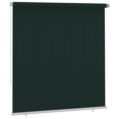 Outdoor Roller Blind 225(W)x230(H) cm Dark Green HDPE