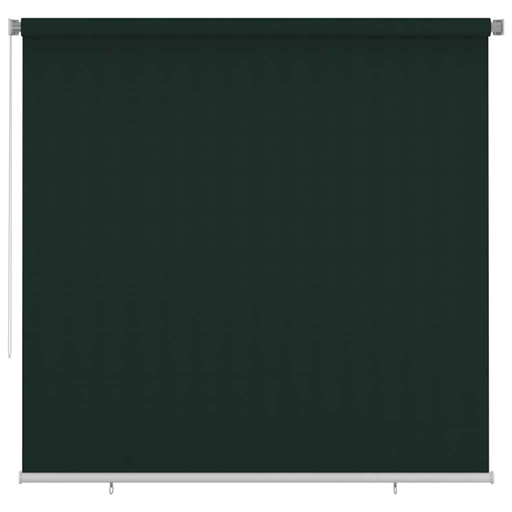 Outdoor Roller Blind 245(W)x230(H) cm Dark Green HDPE