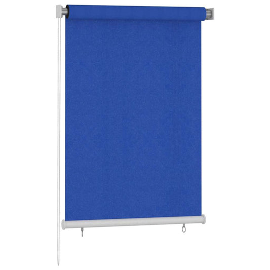 Outdoor Roller Blind 105(W)x140(H) cm Blue HDPE