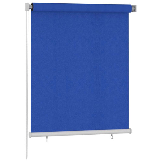 Outdoor Roller Blind 125(W)x140(H) cm Blue HDPE