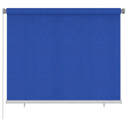 Outdoor Roller Blind 185(W)x140(H) cm Blue HDPE