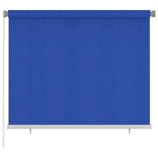 312841 vidaXL Outdoor Roller Blind 180x140 cm Blue HDPE