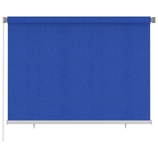 Outdoor Roller Blind 205(W)x140(H) cm Blue HDPE