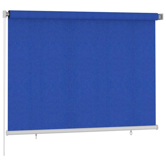 Outdoor Roller Blind 205(W)x140(H) cm Blue HDPE