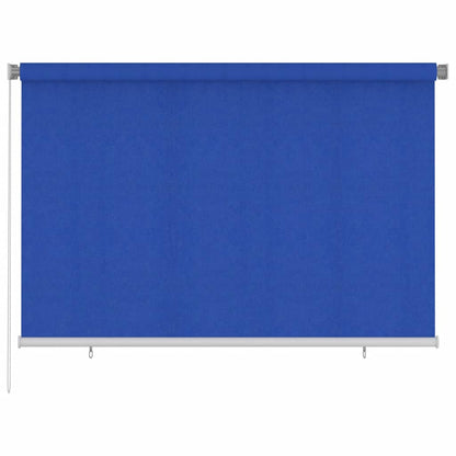 Outdoor Roller Blind 225(W)x140(H) cm Blue HDPE