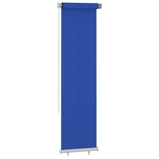 Outdoor Roller Blind 65(W)x230(H) cm Blue HDPE