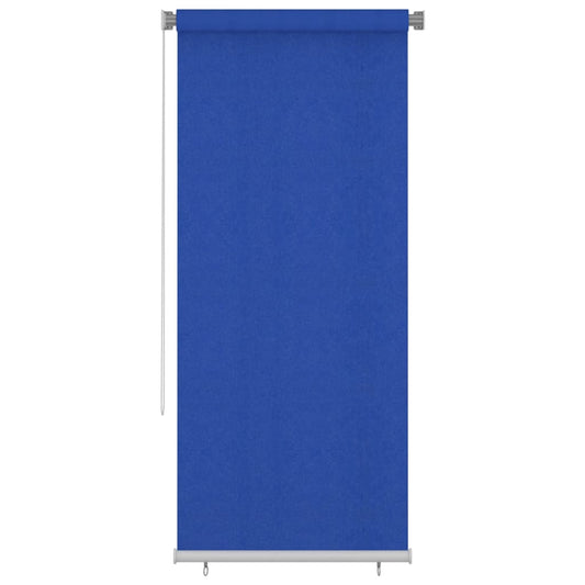 Outdoor Roller Blind 105(W)x230(H) cm Blue HDPE