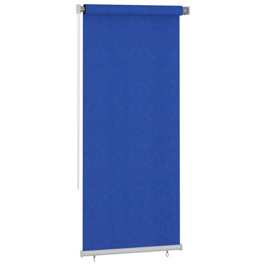 Outdoor Roller Blind 105(W)x230(H) cm Blue HDPE