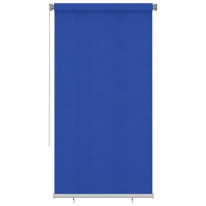 Outdoor Roller Blind 120x230 cm Blue HDPE