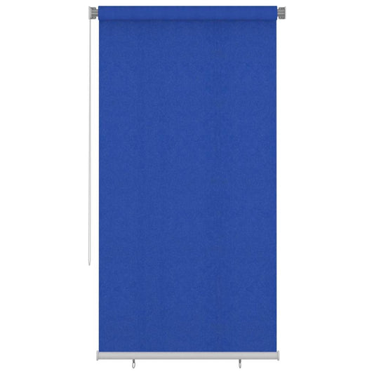 Outdoor Roller Blind 125(W)x230(H) cm Blue HDPE